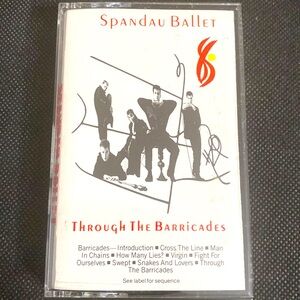 Vintage classic 86’s cassette tape-Spandau Ballet – Through The Barricades